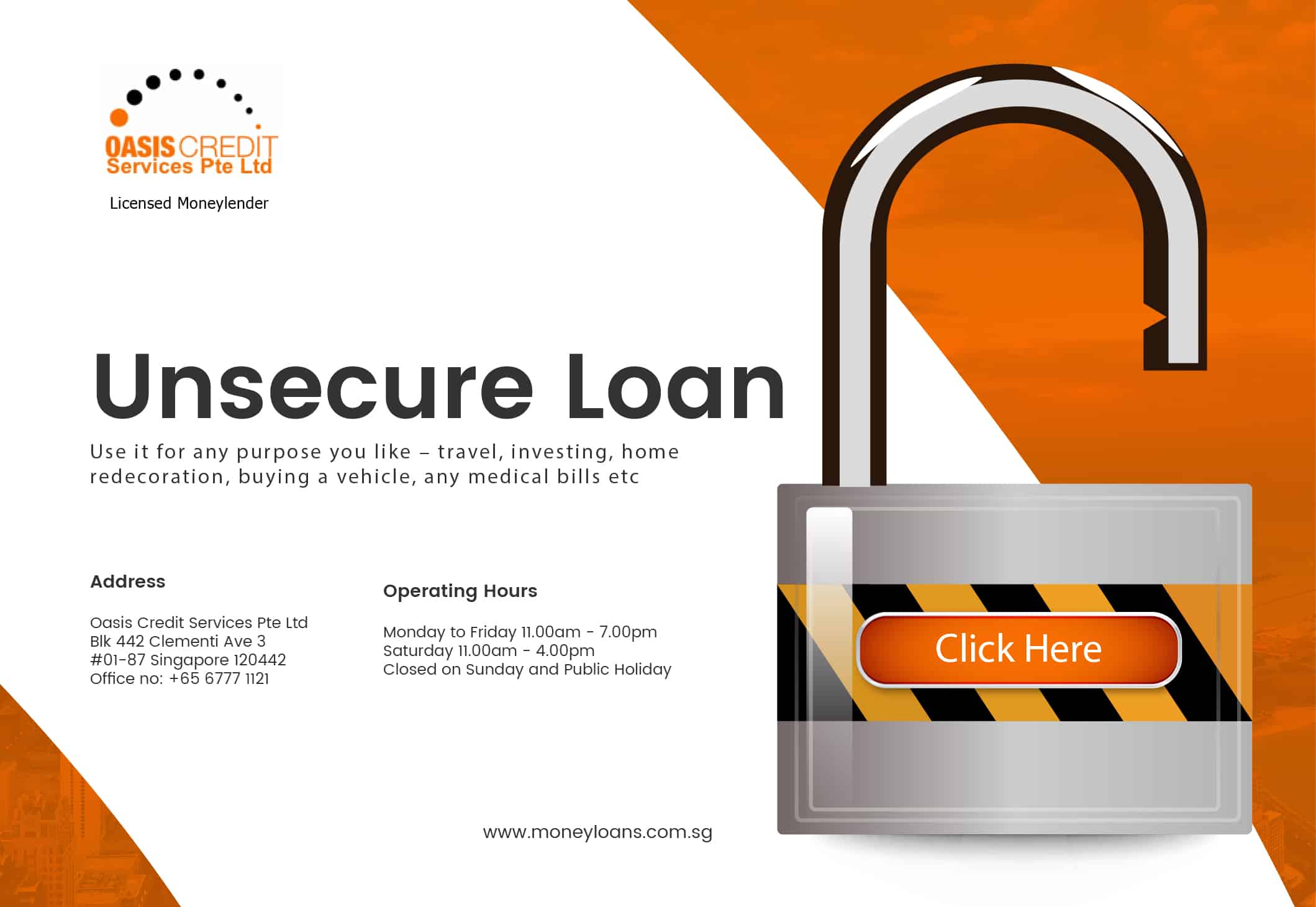 unsecured loan by Oasis Credit - Oasis Credit unsecured loan by Oasis Credit